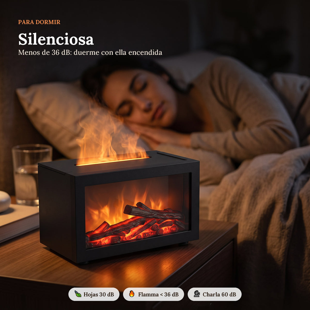 Silenciosa: menos de 36 dB
