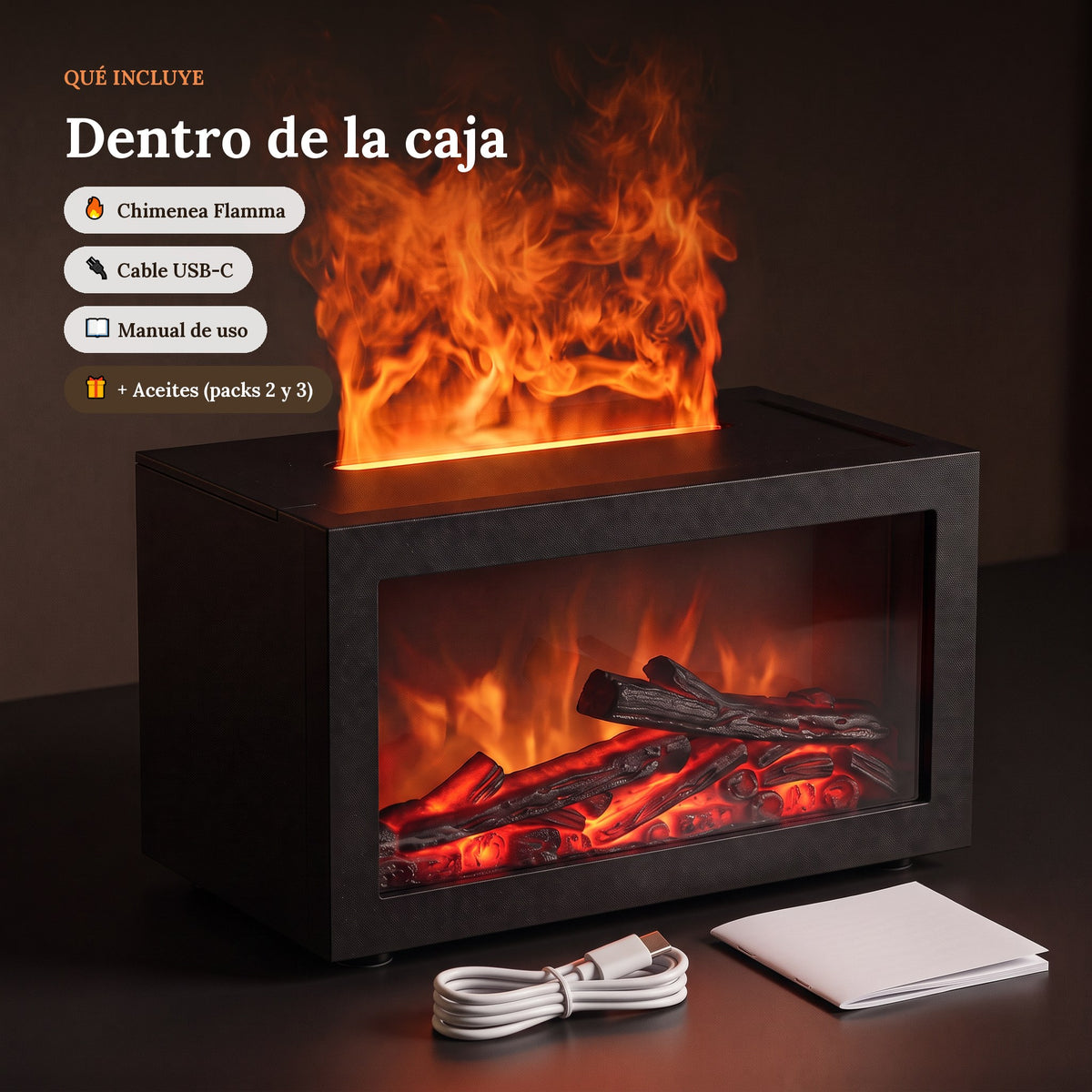 Qué incluye la chimenea Flamma