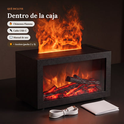 Qué incluye la chimenea Flamma